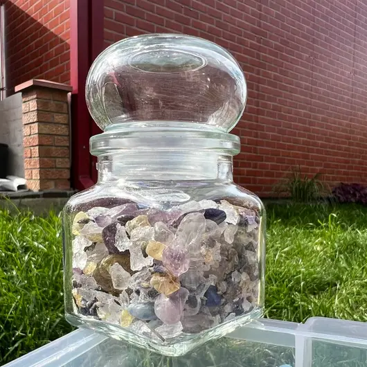 Spelljar impotriva anxietatii cu ierburi si cristale naturale, imagine 4