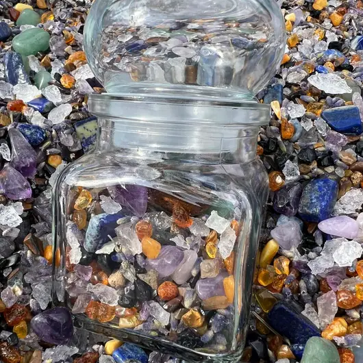 Spelljar pentru copii, protectie si echilibrare energetica cu ierburi si cristale naturale, imagine 5