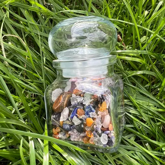 Spelljar pentru copii, protectie si echilibrare energetica cu ierburi si cristale naturale, imagine 3
