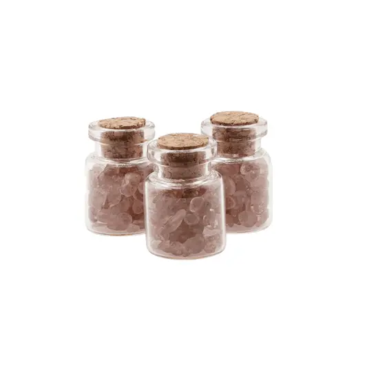 Sticla cu cristale naturale Aventurin Rosu chips 3-5mm, 3cm, imagine 2
