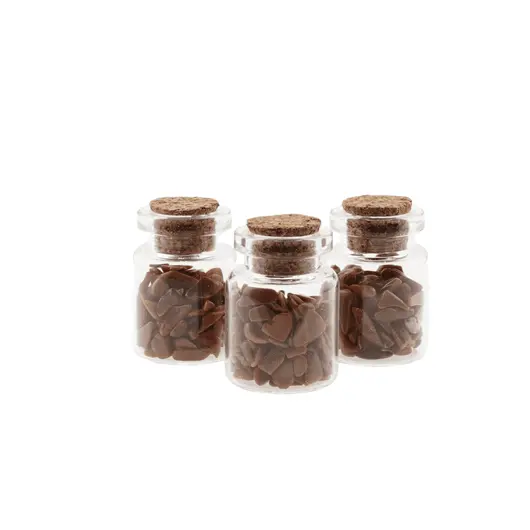 Sticla cu cristale naturale Goldstone chips 3-7mm, 3cm, imagine 2