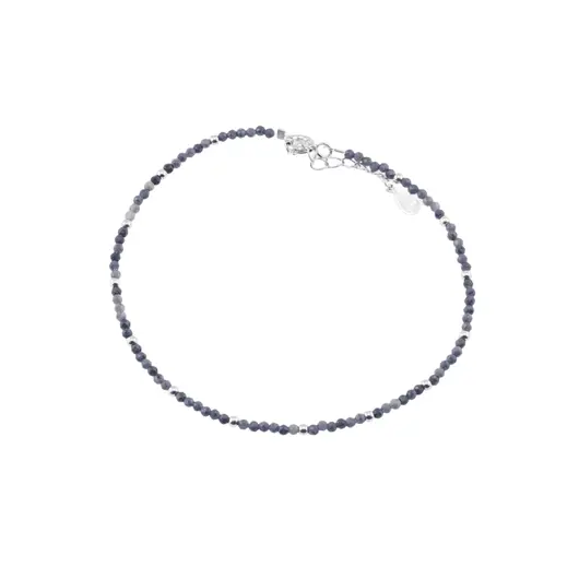 Bratara Safir sfere fatetate cu Argint 925, 2mm
