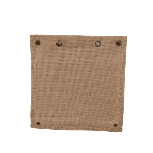Organizator din iuta cu un buzunar, model ceas 24cm x 23cm, imagine 2