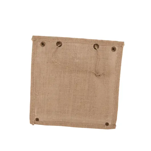 Organizator din iuta cu un buzunar, model cheie 24cm x 23cm, imagine 2