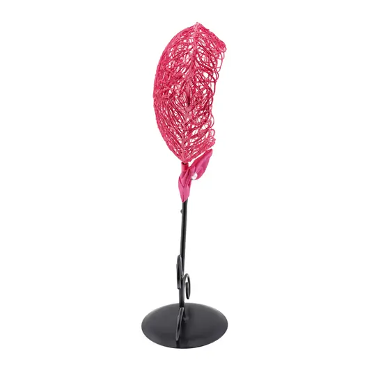 Suport metalic si organizator, buze roz 33cm x 22cm, imagine 2