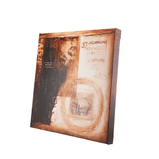 Tablou canva colaj, maro 30 x 30cm, imagine 2