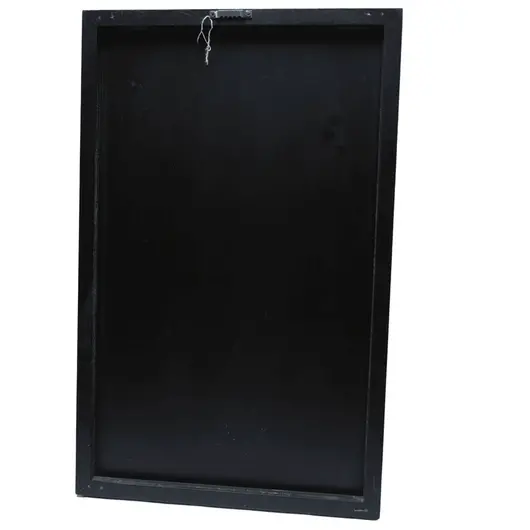 Tablou vertical din lemn cu Buddha pe lotus model 2, 48cm x 30cm, imagine 3