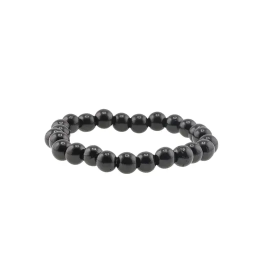 Bratara Shungit sfere pe elastic, 8mm, imagine 2