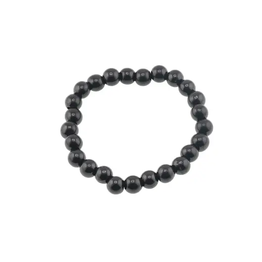 Bratara Shungit sfere pe elastic, 8mm