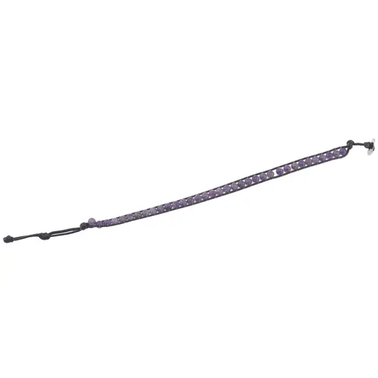 Bratara wrap Ametist sfere, 4mm, imagine 2