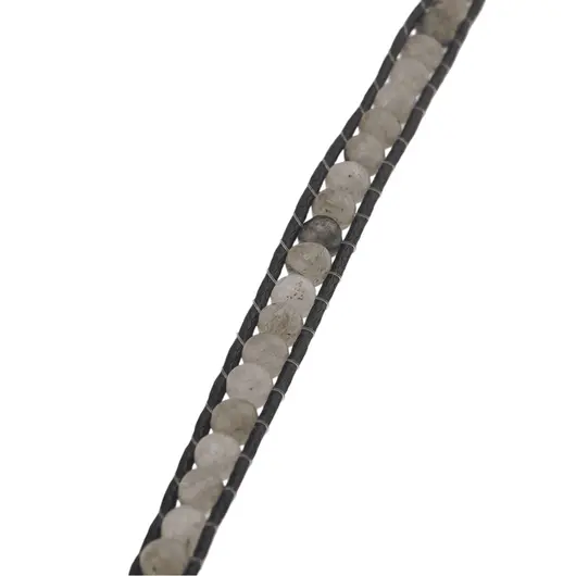 Bratara wrap Labradorit sfere, 4mm, imagine 3