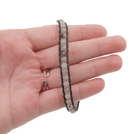 Bratara wrap Labradorit sfere, 4mm, imagine 4