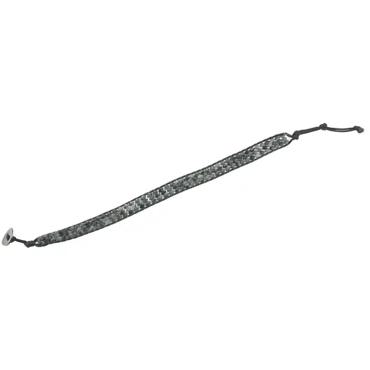 Bratara wrap pe trei randuri Smarald discuri fatetate, 4mm, imagine 2