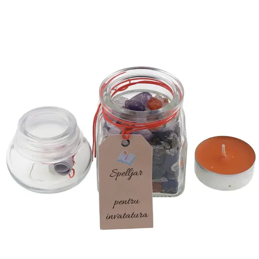 Spelljar pentru pentru invatatura cu ierburi si cristale naturale, imagine 2