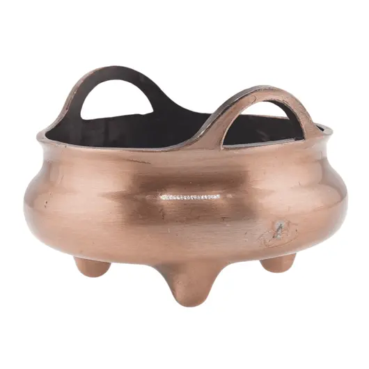 Vas cu broasca raioasa pentru ardere betisoare parfumate, cupru - 6cm, imagine 2