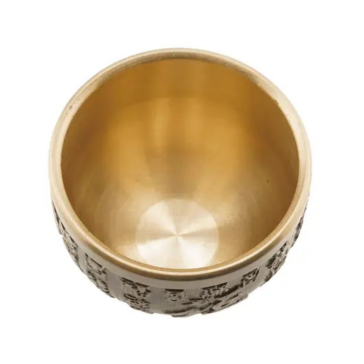Vas pentru ardere tamaie si ierburi bol, auriu - 60mm x 45mm, imagine 2