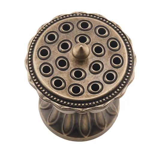 Vas pentru ardere tamaie si ierburi pocal, alama - 65mm x 50mm, imagine 2