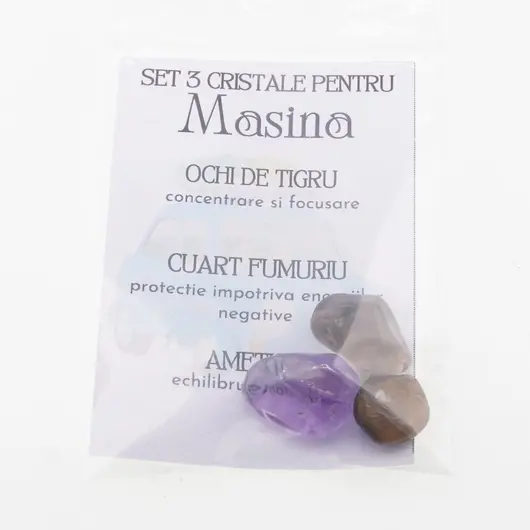 Set 3 cristale naturale pentru Masina, imagine 4