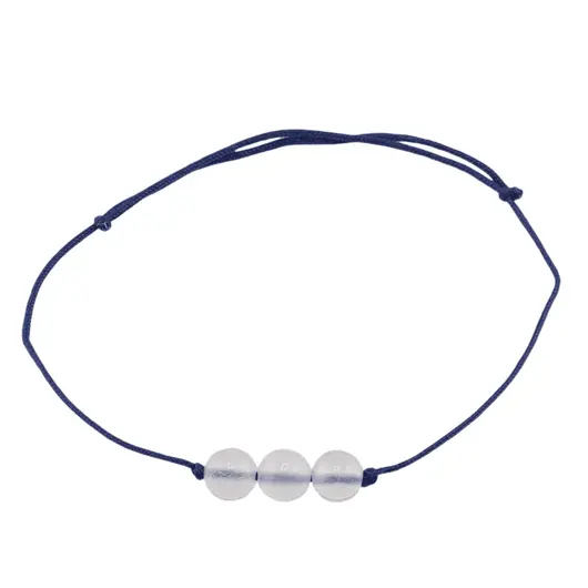Bratara cu snur Opalit sfere, 6mm, imagine 2