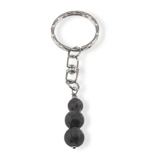 Breloc Larvikit trei sfere, 8-10mm