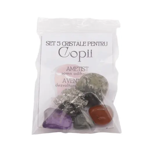 Set 5 cristale naturale pentru Copii, imagine 4