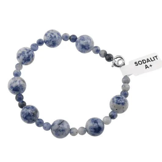 Bratara Sodalit A+ sfere, 4-10mm