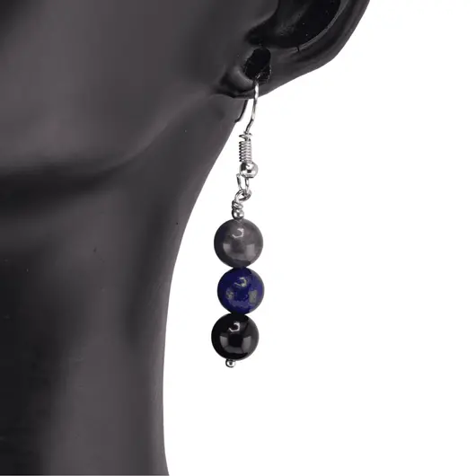 Cercei cu agatatoare Capricorn cristale 8mm, imagine 2