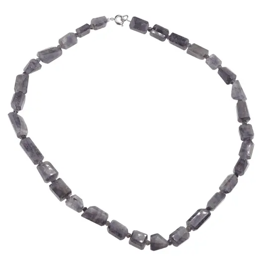 Colier Iolith fatetat 10-14mm si discuri 3mm, imagine 2