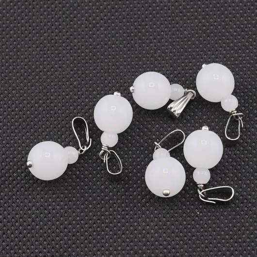 Pandantiv Cuart, sfere 10mm si 4mm
