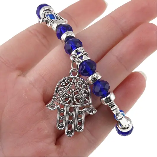 Bratara cu Mana Fatimei (Hamsa) si Ochiul lui Horus, imagine 2