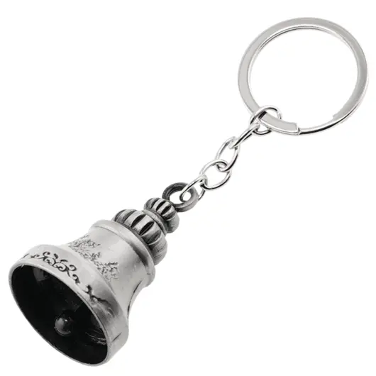 Breloc clopot cu detalii gravate - 10,5cm