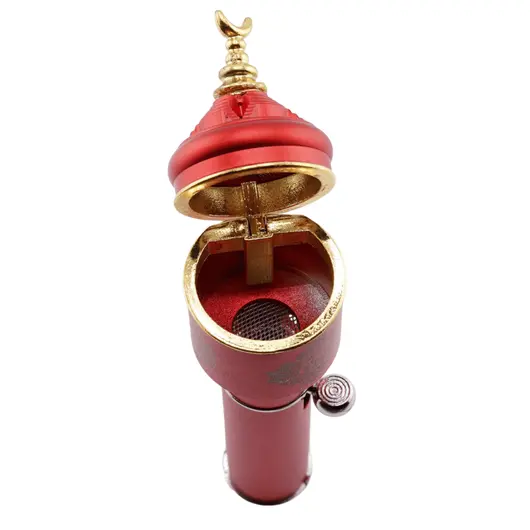 Bricheta portabila pentru aromaterapie model oriental, rosu, imagine 4