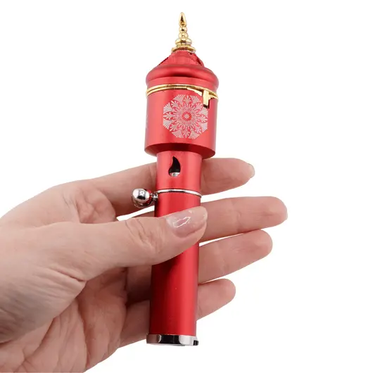 Bricheta portabila pentru aromaterapie model oriental, rosu, imagine 5
