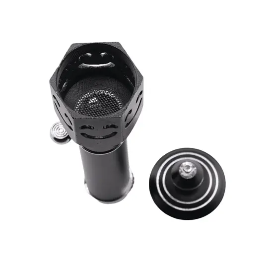 Bricheta portabila pentru aromaterapie model smiley face, negru, imagine 4