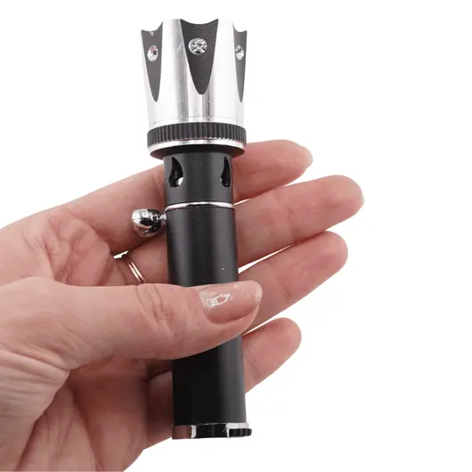 Bricheta portabila pentru aromaterapie model torta, negru, imagine 5