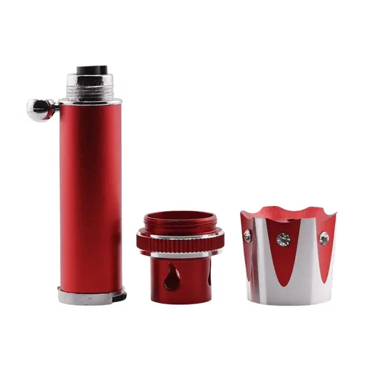 Bricheta portabila pentru aromaterapie model torta, rosu, imagine 2