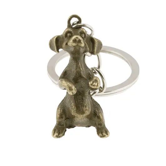 Breloc amuleta Feng Shui zodia Caine, 9cm, imagine 2