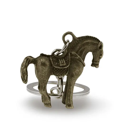 Breloc amuleta Feng Shui zodia Cal, 9cm, imagine 2