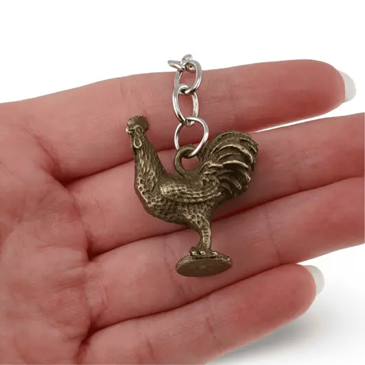 Breloc amuleta Feng Shui zodia Cocos, 8cm, imagine 3