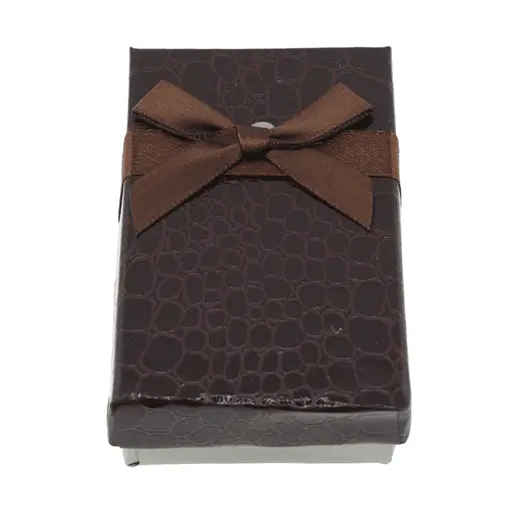 Cutie pentru cadou dreptunghiulara maro, 8x5cm