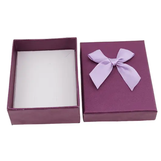Cutie pentru cadou dreptunghiulara mov, 9x7cm, imagine 2