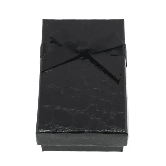 Cutie pentru cadou dreptunghiulara neagra, 8x5cm