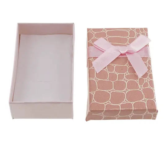 Cutie pentru cadou dreptunghiulara roz, 8x5cm, imagine 2