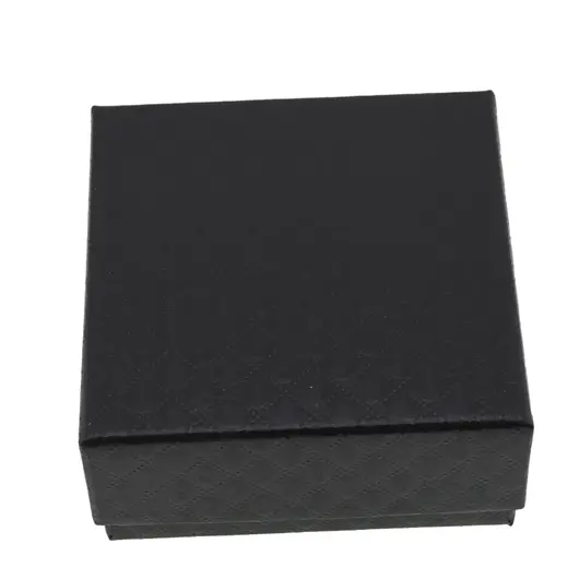 Cutie pentru cadou patrata neagra, 7cm