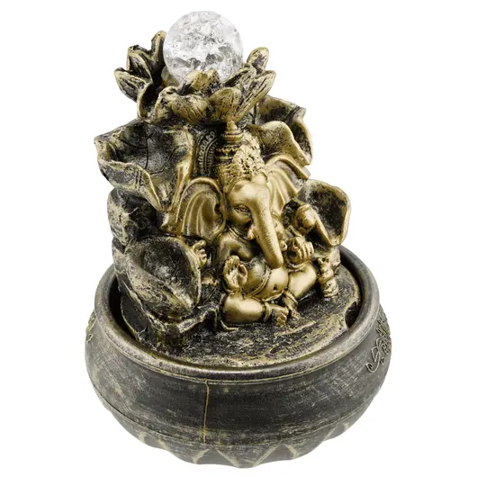 Fantana arteziana electrica, decoratiune Feng Shui pentru interior, Ganesha, imagine 2