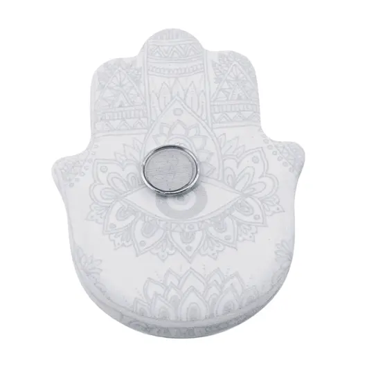 Magnet Mana Fatimei (Hamsa) si ochi protector si mandala - 7x5cm, imagine 2