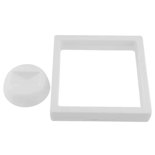 Rama de prezentare pentru bijuterii, alba mare - 11cm, imagine 2