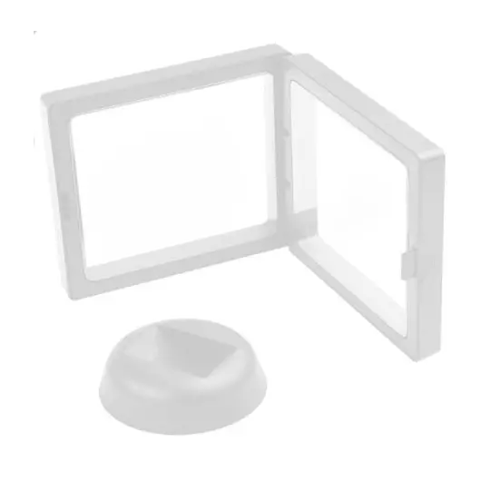 Rama de prezentare pentru bijuterii, alba mica - 7cm, imagine 3