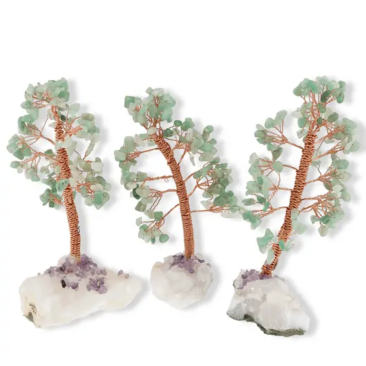 Copac decorativ Aventurin pe baza de cluster, 14-16cm, imagine 2