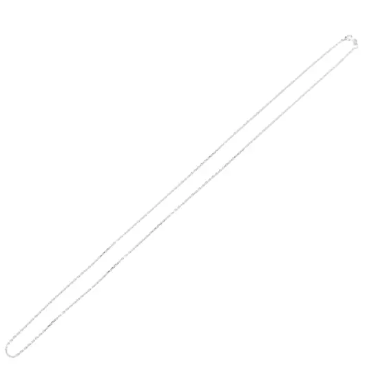 Lant argint 925 rodiat, model box - 60cm, imagine 2